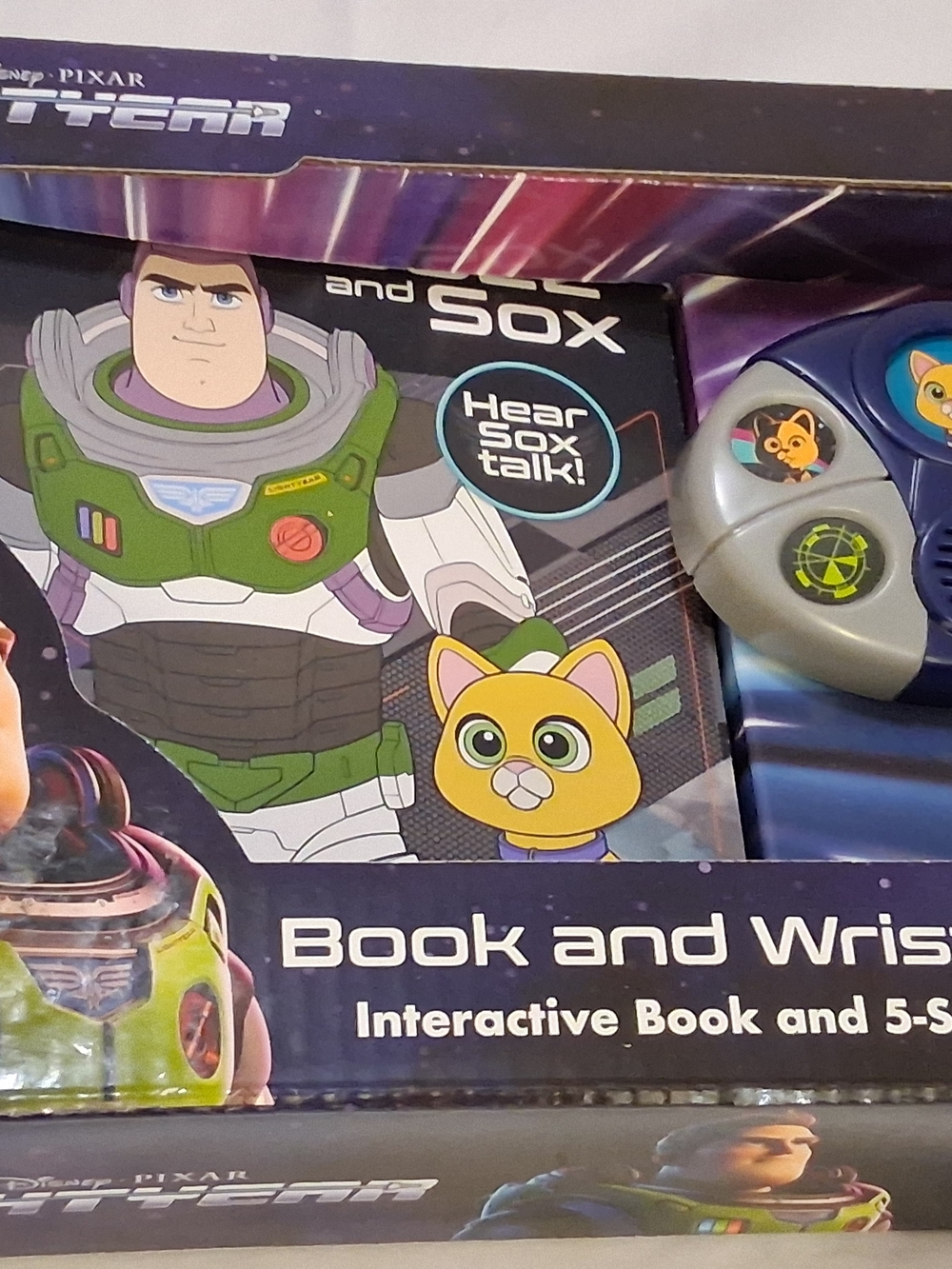 Disney Pixar Buzz Lightyear Interactive Book and Wristband - Green